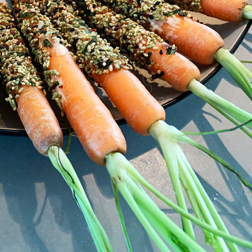 Furikake worteltjes met wasabimayonaise door Chef Ernst