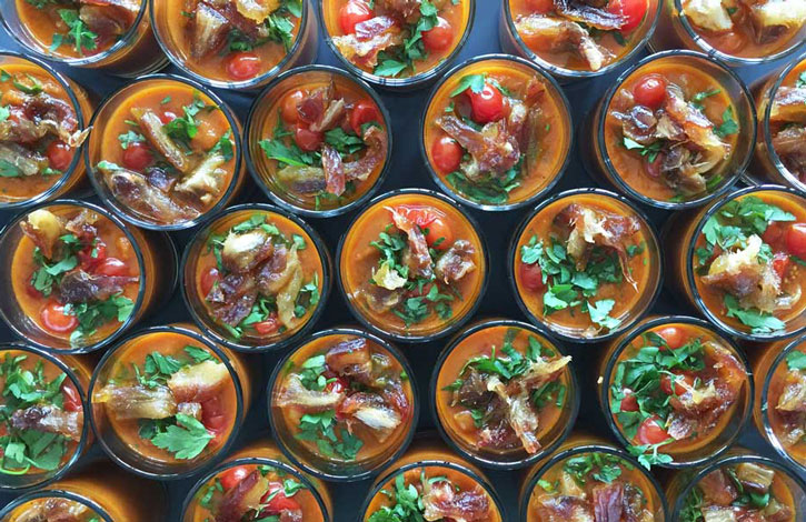Hariri soep tomatenkaviaar dadel recept amuse Chef Ernst