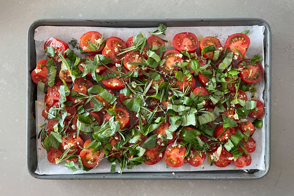 Ovengedroogde tomaten verse kruiden recept Chef Ernst